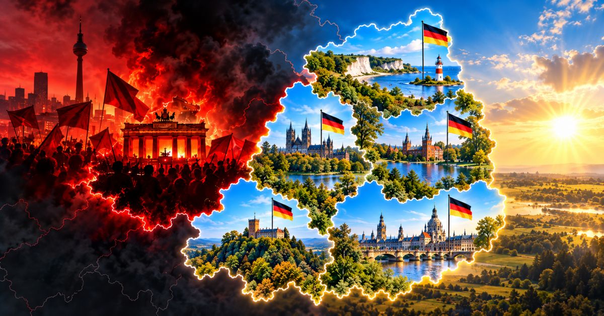Berlin wird rot – doch der Osten leuchtet!