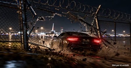 Nächste Fake-Story? Auto rast in Leipziger Flughafen