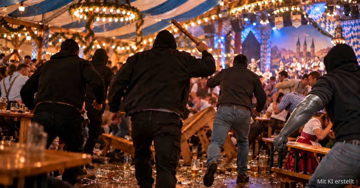 Sachsen: Migranten wüten auf Oktoberfest