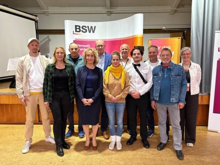Der neu gewählte Landesvorstand des BSW Bayern