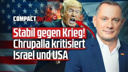 Stabil gegen Krieg! Chrupalla kritisiert Israel und USA