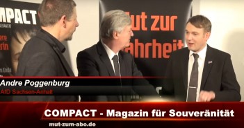 André Poggenburg (AfD) – Referent auf der COMPACT-Konferenz 2016