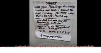 Wegen COMPACT: Antifa terrorisiert die Leipziger Buchmesse